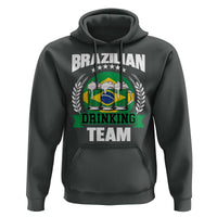 Brazil Drinking Team Hoodie Funny Brazilian Flag Beer Party Gift