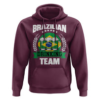 Brazil Drinking Team Hoodie Funny Brazilian Flag Beer Party Gift