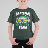 Brazil Drinking Team T Shirt For Kid Funny Brazilian Flag Beer Party Gift
