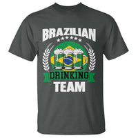Brazil Drinking Team T Shirt Funny Brazilian Flag Beer Party Gift