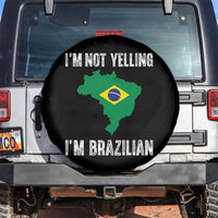 I'm Not Yelling I'm Brazilian Spare Tire Cover Funny Brazil Pride