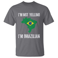 I'm Not Yelling I'm Brazilian T Shirt Funny Brazil Pride