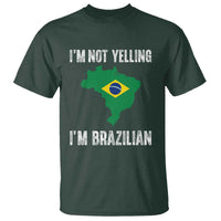 I'm Not Yelling I'm Brazilian T Shirt Funny Brazil Pride