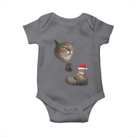 Funny Cat Christmas Baby Onesie Cats Drinking Wine Oddly Specific Meme - Wonder Print Shop