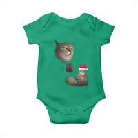 Funny Cat Christmas Baby Onesie Cats Drinking Wine Oddly Specific Meme - Wonder Print Shop