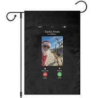 Santa Christmas Meme Garden Flag Reindeer Video Call - Wonder Print Shop