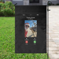 Santa Christmas Meme Garden Flag Reindeer Video Call - Wonder Print Shop