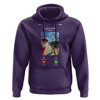 Santa Christmas Meme Hoodie Reindeer Video Call - Wonder Print Shop