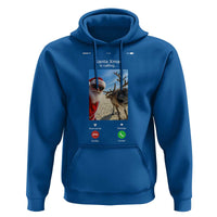 Santa Christmas Meme Hoodie Reindeer Video Call - Wonder Print Shop