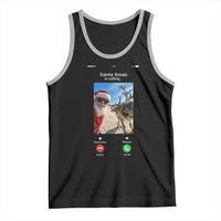 Santa Christmas Meme Tank Top Reindeer Video Call - Wonder Print Shop