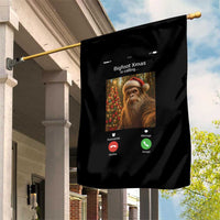 Funny Bigfoot Christmas Garden Flag Sasquatch Video Call Meme - Wonder Print Shop