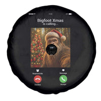 Funny Bigfoot Christmas Spare Tire Cover Sasquatch Video Call Meme - Wonder Print Shop