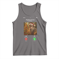 Funny Bigfoot Christmas Tank Top Sasquatch Video Call Meme - Wonder Print Shop