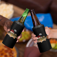 Funny Misspelled Fish Christmas Meme 4 in 1 Can Cooler Tumbler - Wonder Print Shop