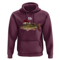 Funny Misspelled Fish Christmas Meme Hoodie - Wonder Print Shop