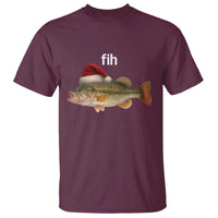 Funny Misspelled Fish Christmas Meme T Shirt - Wonder Print Shop