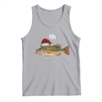 Funny Misspelled Fish Christmas Meme Tank Top - Wonder Print Shop