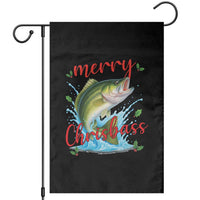 Bass Fish Christmas Garden Flag Merry Chrisbass - Wonder Print Shop