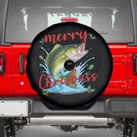 Bass Fish Christmas Spare Tire Cover Merry Chrisbass - Wonder Print Shop
