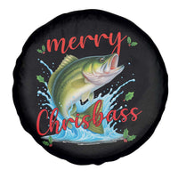 Bass Fish Christmas Spare Tire Cover Merry Chrisbass - Wonder Print Shop