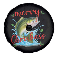 Bass Fish Christmas Spare Tire Cover Merry Chrisbass - Wonder Print Shop