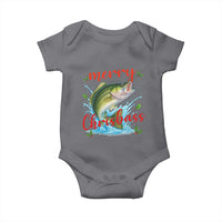 Bass Fish Christmas Baby Onesie Merry Chrisbass - Wonder Print Shop