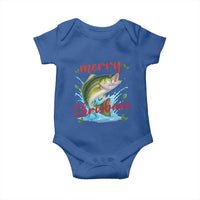 Bass Fish Christmas Baby Onesie Merry Chrisbass - Wonder Print Shop