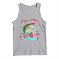 Bass Fish Christmas Tank Top Merry Chrisbass - Wonder Print Shop