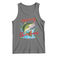 Bass Fish Christmas Tank Top Merry Chrisbass - Wonder Print Shop