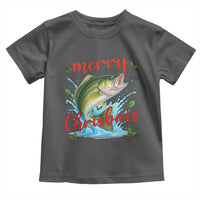 Bass Fish Christmas Toddler T Shirt Merry Chrisbass - Wonder Print Shop