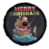 Santa Fishing Christmas Spare Tire Cover Funny Fisherman Merry Chrisbass Xmas - Wonder Print Shop