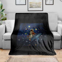 Jesus Christian Throw Blanket Stary Night Van Gogh Christmas - Wonder Print Shop