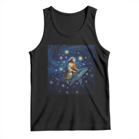Jesus Christian Tank Top Stary Night Van Gogh Christmas - Wonder Print Shop