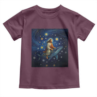 Jesus Christian Toddler T Shirt Stary Night Van Gogh Christmas - Wonder Print Shop