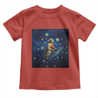 Jesus Christian Toddler T Shirt Stary Night Van Gogh Christmas - Wonder Print Shop