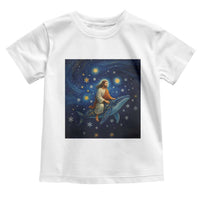 Jesus Christian Toddler T Shirt Stary Night Van Gogh Christmas - Wonder Print Shop