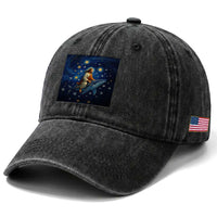 Jesus Christian Washed Cotton Baseball Cap Stary Night Van Gogh Christmas