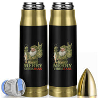 Funny Santa Camo Fishing Bullet Tumbler Merry Chrisbass - Wonder Print Shop