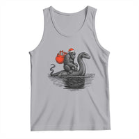 Funny Bigfoot Christmas Tank Top Sasquatch Loch Ness Cryptid Xmas - Wonder Print Shop