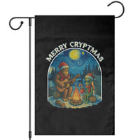 Funny Bigfoot Christmas Garden Flag Sasquatch Alien Merry Cryptmas - Wonder Print Shop