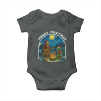 Funny Bigfoot Christmas Baby Onesie Sasquatch Alien Merry Cryptmas - Wonder Print Shop
