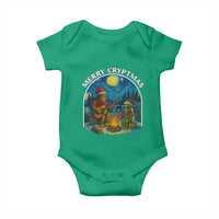 Funny Bigfoot Christmas Baby Onesie Sasquatch Alien Merry Cryptmas - Wonder Print Shop
