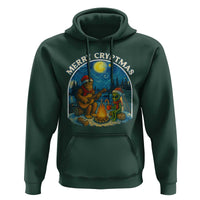 Funny Bigfoot Christmas Hoodie Sasquatch Alien Merry Cryptmas - Wonder Print Shop