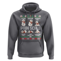 Pain Scale Snowman Hoodie Funny ICU Nurse Christmas - Wonder Print Shop