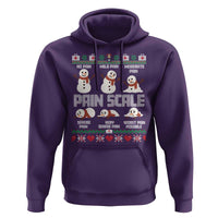 Pain Scale Snowman Hoodie Funny ICU Nurse Christmas - Wonder Print Shop