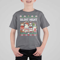 Silent Night Christmas T Shirt For Kid Funny ICU Nurse Xmas - Wonder Print Shop