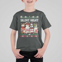 Silent Night Christmas T Shirt For Kid Funny ICU Nurse Xmas - Wonder Print Shop