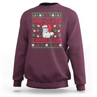 Sani-cloth Is Coming To Town Sweatshirt Funny Nurse Christmas - Wonder Print Shop