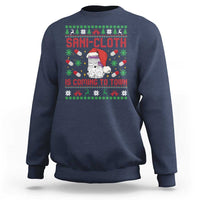 Sani-cloth Is Coming To Town Sweatshirt Funny Nurse Christmas - Wonder Print Shop
