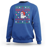 Sani-cloth Is Coming To Town Sweatshirt Funny Nurse Christmas - Wonder Print Shop